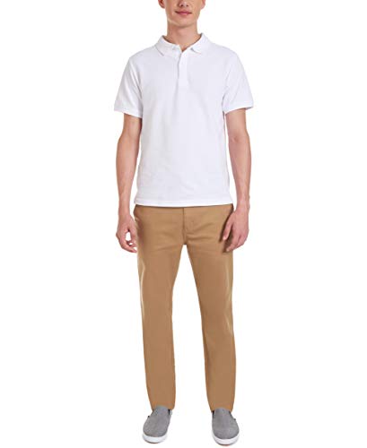 Nautica Young Men's Uniform Short Sleeve Stretch Pique Polo3