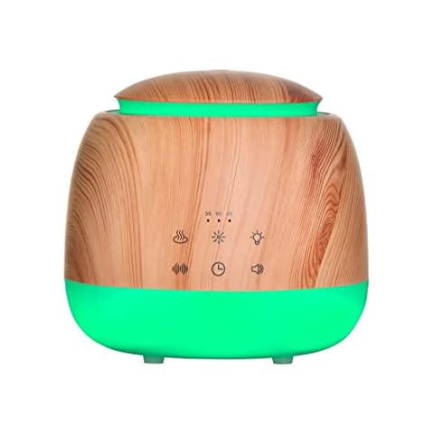 White Noise Machine and Aromatherapy Essential Oil Diffuser,with 7-Color Lights,10 Soothing Sounds, 2 Night Light,3 Timer and Waterless Auto Shut Off Sleep Sound Machine Cover