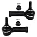 Detroit Axle - 10pc Front Suspension Kit for Ford 2014-2017 Fiesta [Manual Trans] 2 Struts with Coil Spring 2 Sway Bars 4 Inner Outer Tie Rods 2 Lower Ball Joints 2015 2016 Replacement