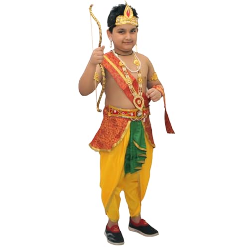 Image of Kaku Fancy Dresses Ram Costume for Kids Infant Baby Ram Dress for Boys with Accessories