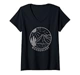 Photo Gallery donna wanderlust mountains outdoor viaggio vintage natura uomini donne maglietta con collo a v Photo Gallery donna wanderlust mountains outdoor viaggio vintage natura uomini donne maglietta con collo a v