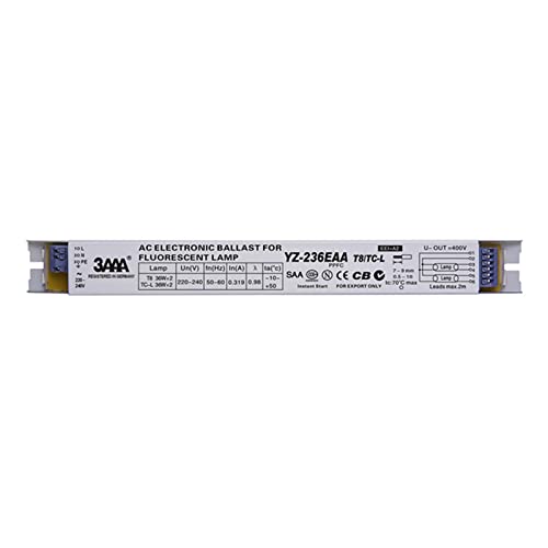 HPGHZNYNMK YZ-136EAA YZ-236EAA YZ-336EAA 220V 1 * 36W 3 * 36W T8 Ballast électronique for T8 Lampe Fluorescente publicité boîte à lumière Ballast(YZ-236EAA)