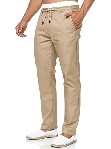 Indicode Hommes Veneto Pantalon en Lin et Coton Cornstalk X-Large - Image 5