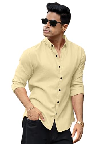 Image of Men Cotton Full Sleeve Shirt for man | Mens Casual Shirt |Shirts for Men Stylish | Men Shirts | Casual Business Party Festival Shirts
