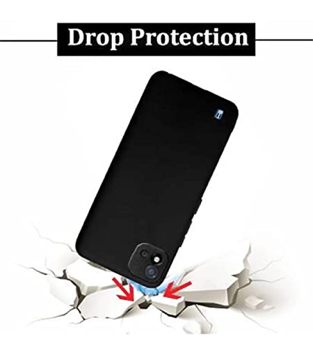 Image of Mobile Back Cover Case for Realme C11 (Silicone Case|CameraProtection|Black SC1510)