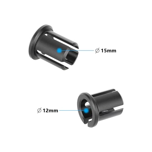 Image of Industrial 15mm to 12mm Rod Adapter Bushing for Camera Accessories Lens Control Photography Video High Pressure Pipe Aluminum Clamp