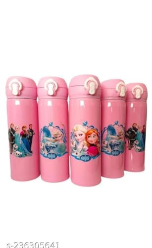 Image of Stainless Steel Sipper Water Bottle for Children | Leakproof Reusable Drinkware for Toddler | BPA-Free Drinking Bottle with Flip Lid | Durable Drink Holder for School Kids, Travel, Picnic