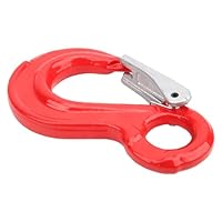 2-Tonnen-Hebehaken aus Legiertem Stahl mit Sicherheitsriegel, Hochfester Kranhebehaken, Große Öffnung für den Schiffsbau