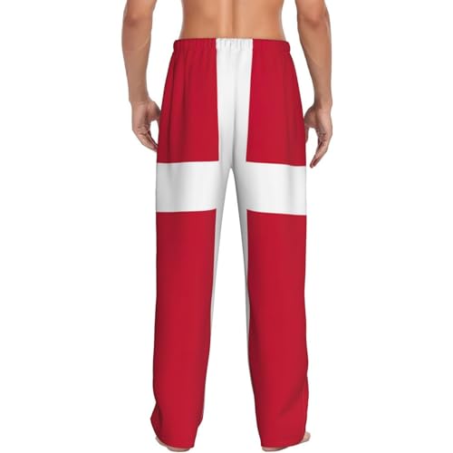 Pantalon de pyjama imprimé drapeau danois idéal pour vos vacances - 3