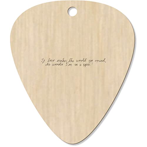 Azeeda 7 x ‘If Love Makes The World Go’ médiator/pic de Guitare (GP00026892) - Les Beatles, Paul McCartney, John Lennon, RIngo Starr, George Harrison Azeeda 7 x 'If Love Makes The World Go' médiator/pic de Guitare (GP00026892)