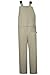 National Safety Apparel C45HKHKECMD32 ArcGuard Economy HRC 4 Arc Flash Bib Overall, Medium, Khaki