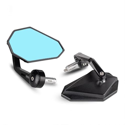 Set Specchietti Retrovisori Per FJR1300 Per Tracer 900 Per XSR 700 900 Per YZF R1 R3 R6 Per YZFR125 Per FZ1 Specchietti Retrovisori Estremità Manubrio 17-22 Mm Moto
