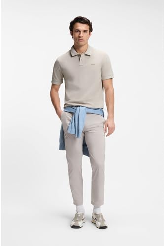BOSS Męska koszulka polo, Open Grey 070, XXL
