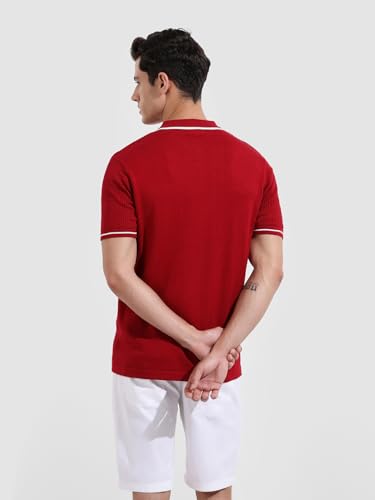 Polo pour homme maille texturée unique et coupe ajustée moderne - 5