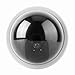 Dioche 4pcs Dome Simulation Dummy Fake Security Camera, Anti-Theft CCTV Surveillance Camera with Flashing Led Light(White)