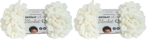Image of Bernat Alize Blanket-EZ Yarn, Cream (Pack of 2)