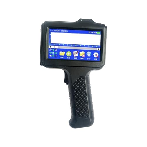 2.7mm Portable Handheld Jet Thermal Inkjet Printer with 4.3 Inch Touch Screen for QR Bar Batch Code Date Logo Large Compacity