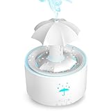 RUIZHI Humidificateur D'Air, 300 Humidificateur D'Air Chambre avec Télécommande et Arrêt Automatique, 7 couleurs LED Diffuseur D'Aromathérapie pour Chambre à Coucher, Salon
