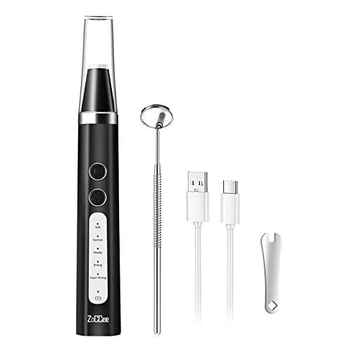 Zahnreinigung Set, ZoCCee Zahnreinigungsset für Pflege von Zahn zuhause, 5 Modus und 2 Köpfe, USB-Wiederaufladbar Cover