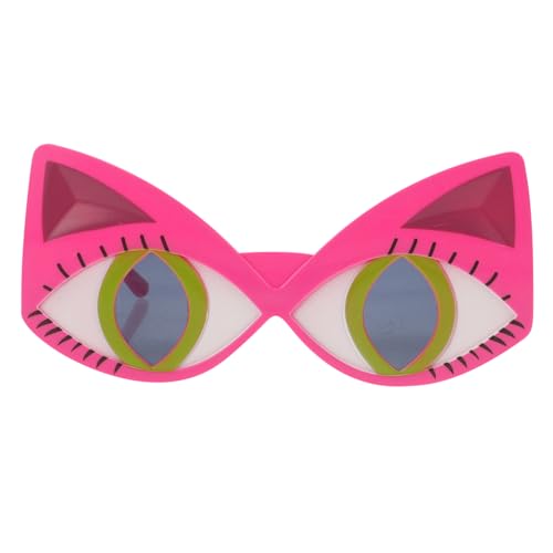 BESPORTBLE Cat Eye Sunglasses Novelty Glasses Material Cosplay Props Photo Booth Fun