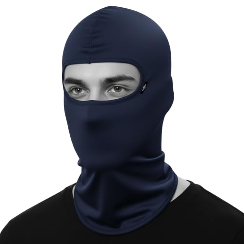 Image of Kingsway Reg Balaclava for Bikers | Full Face Mask Motorcycle Helmet Liner for Men and Women | UV & Dust Protection | 4-Way Stretch Quick Dry | Sweat Absorbing