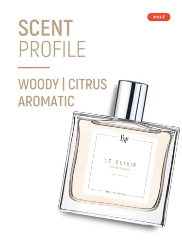 Image of EM5 Le Elixir Perfume for Men | Vanilla Amber Tobacco Fresh Spicy Fragrance | 50 ml Eau de Parfum Spray | Luxury Gift for Him