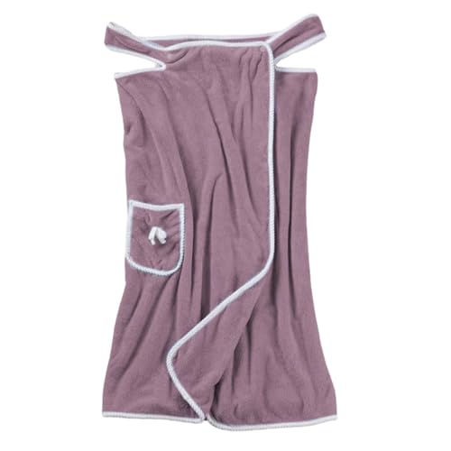 Wrap asciugamano da donna – abito da bagno corallino – vestito da doccia portatile abito assorbente | asciugamano morbido con design tascabile, gonna ad asciugatura rapida per spa, sauna, bagno,