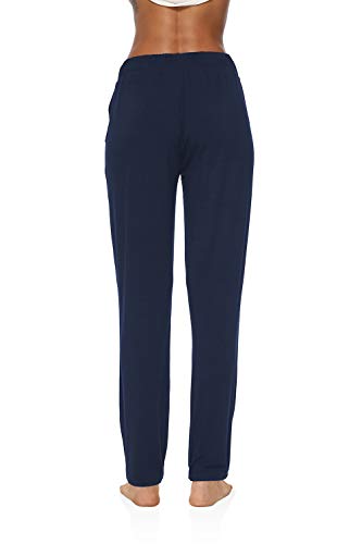 Image of DIBAOLONG Womens Yoga Pants Wide Leg Comfy Drawstring Casual Loose Straight Leg Lounge Pants Workout Running Sweatpants