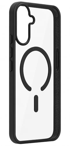 Image of ArmourPro MagSafe Compatible Case for Samsung Galaxy A26, Magnetic Wireless Charging Back Cover with Clear Back, Flexible TPU Bumper, Camera Protection | Black
