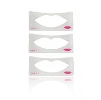 Lippenkonturen-Schablonen, Lippenmalerei-Schablonen, für Damen, Lippen-Make-up, Karte, Anfänger, Kosmetik-Hilfsmittel, 3 Stück