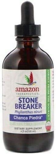 Amazon Therapeutics - Stone Breaker (Chanca Piedra) Liquid 4 Ounces (3 Pack)