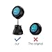 VinSa 360 Degree Rotation and Adjustable Stand for Echo Spot (Black)