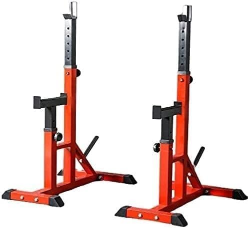 Professional Squat Rack Strength Training Equipment Home Sports Adjustable Squat Rack Dipping Station Barbell Rack Dip Stand, Heavy Duty Squat Rack St