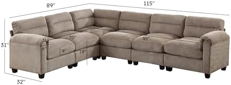 CANMOV Modular Sectional Sofa - Thumbnail 3