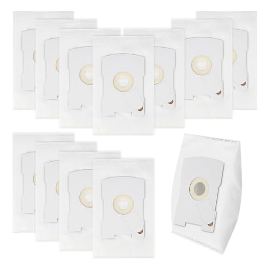 BUCOMTU 12 Stück Staubsaugerbeutel für Vorwerk Kobold VT260 VT265 VT270 VT300,kompatibel mit Staubsaugerzubehör Staubbeutel