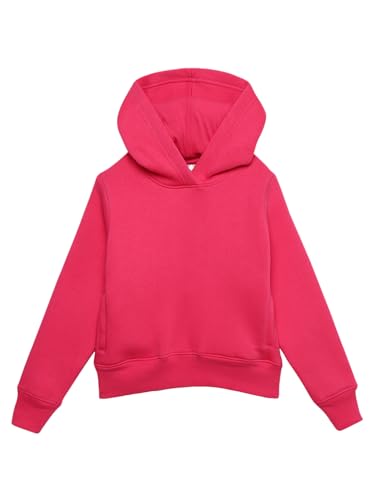 Image of mackly Full Sleeve Hoodie Pullover for Girls, Winter Wear, Size 4-16 Years