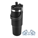 👍【Amplia aplicación】 esta taza de viaje se adapta a la mayoría de los portavasos del coche. Adecuado para el uso diario en el hogar, la oficina, al aire libre, hacer deporte, viajar, acampar y conducir. Puede sostenerlo cómodamente o ponerlo en su mochila o soporte para bebidas en el coche. Cuidadosamente diseñado y coordinado con colores. Moderno y elegante. Perfecto para regalos de Acción de Gracias, cumpleaños, Navidad y San Valentín para familiares, parejas y amigos.