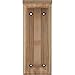 Ekena Millwork BKT03X07X09HARO Hamilton Traditional Wood Brackets, 3 1/2
