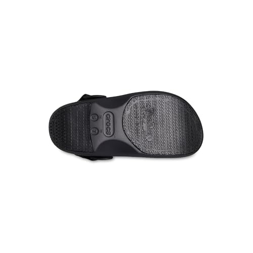 crocs unisex-adult classic work clogs adjustable slip resistant work shoes with hole-free construction