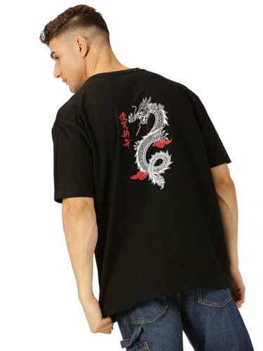 Image of Thomas Scott Men's | Graphic | Half Sleeve | Oversized Fit | 100% Cotton | Crew Collar | Casual Tshirt
