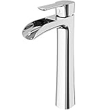 VIGO Niko 11'' H Single Handle Single-Hole Bathroom Vessel Faucet in Chrome-VG03024CH