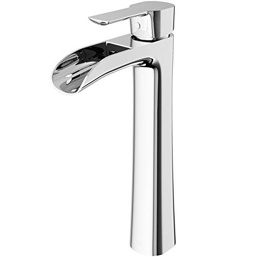 VIGO Niko 11'' H Single Handle Single-Hole Bathroom Vessel Faucet in Chrome-VG03024CH