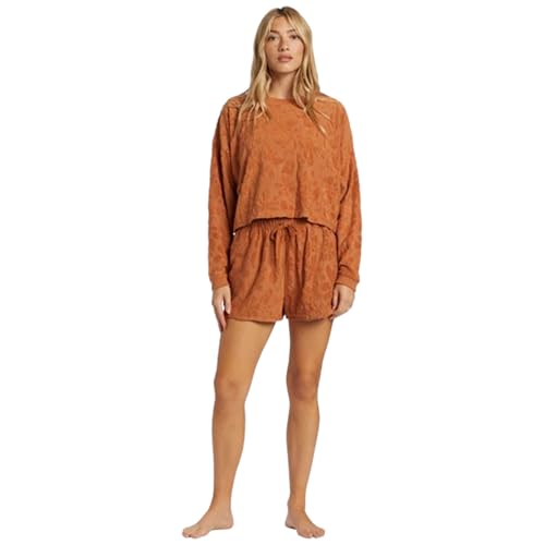 Billabong Loosen Up Crew Neck Sweatshirt, Medium, Toffee - Main Image