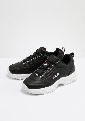 Fila Femme Strada Low Wmn Sneaker,Noir,38 EU