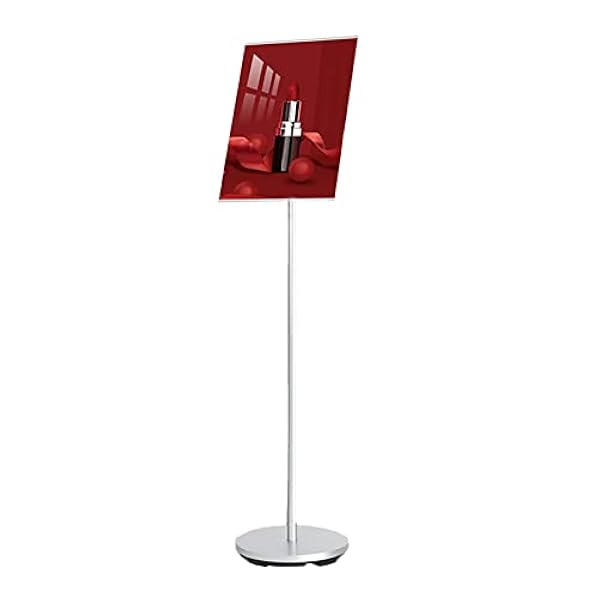 Reclamerek Menu Sign Stand Poster Display Stand Bericht Stand Board Display Houder,A3 Poster Stand zilver