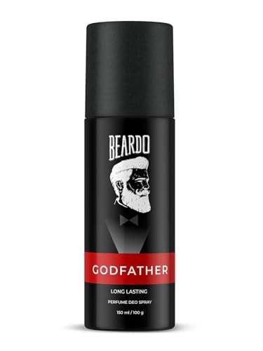 BEARDO Godfather Perfume Deo Spray For Men, 150Ml | Citrus Aromatic Spicy | Body Spray Deodorant | Long Lasting Perfume | Gift For Men | Gift For Friends