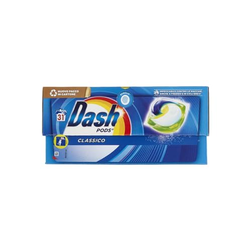 Dash Pods Waschmittel in Kapseln, klassisch, 31 x 21 g