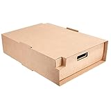 Tabletts Traiteur Gross + Hülle 45,5X34X11,5 Cm Havanna Kraft - 25 Un.