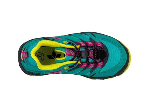 Lico Unisex Fremont Trekking-& Wanderhalbschuhe, Türkis/ Pink/ Lemon, 39 EU
