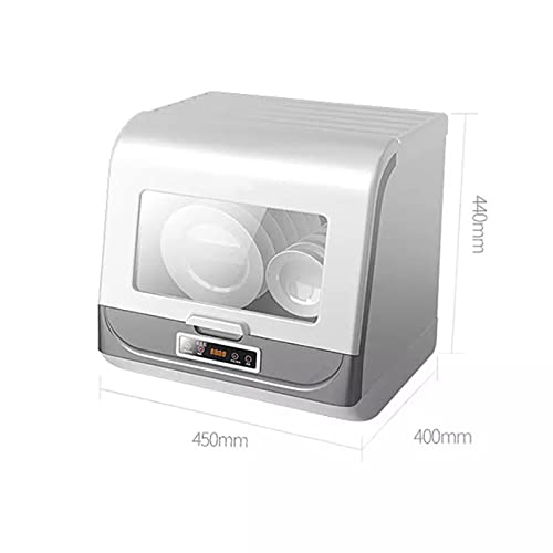 Arbeitsplatten-Geschirrspüler, Intelligenter Geschirrspüler Mit 3 Waschprogrammen, Eingebautem 5-Liter-Wassertank, 360°-Dual-Spray, Geeignet Für Wohnungen, Schlafsäle, Büros 6 Arbeitsplatten-Geschirrspüler, Intelligenter Geschirrspüler Mit 3 Waschprogrammen, Eingebautem 5-Liter-Wassertank, 360°-Dual-Spray, Geeignet Für Wohnungen, Schlafsäle, Büros